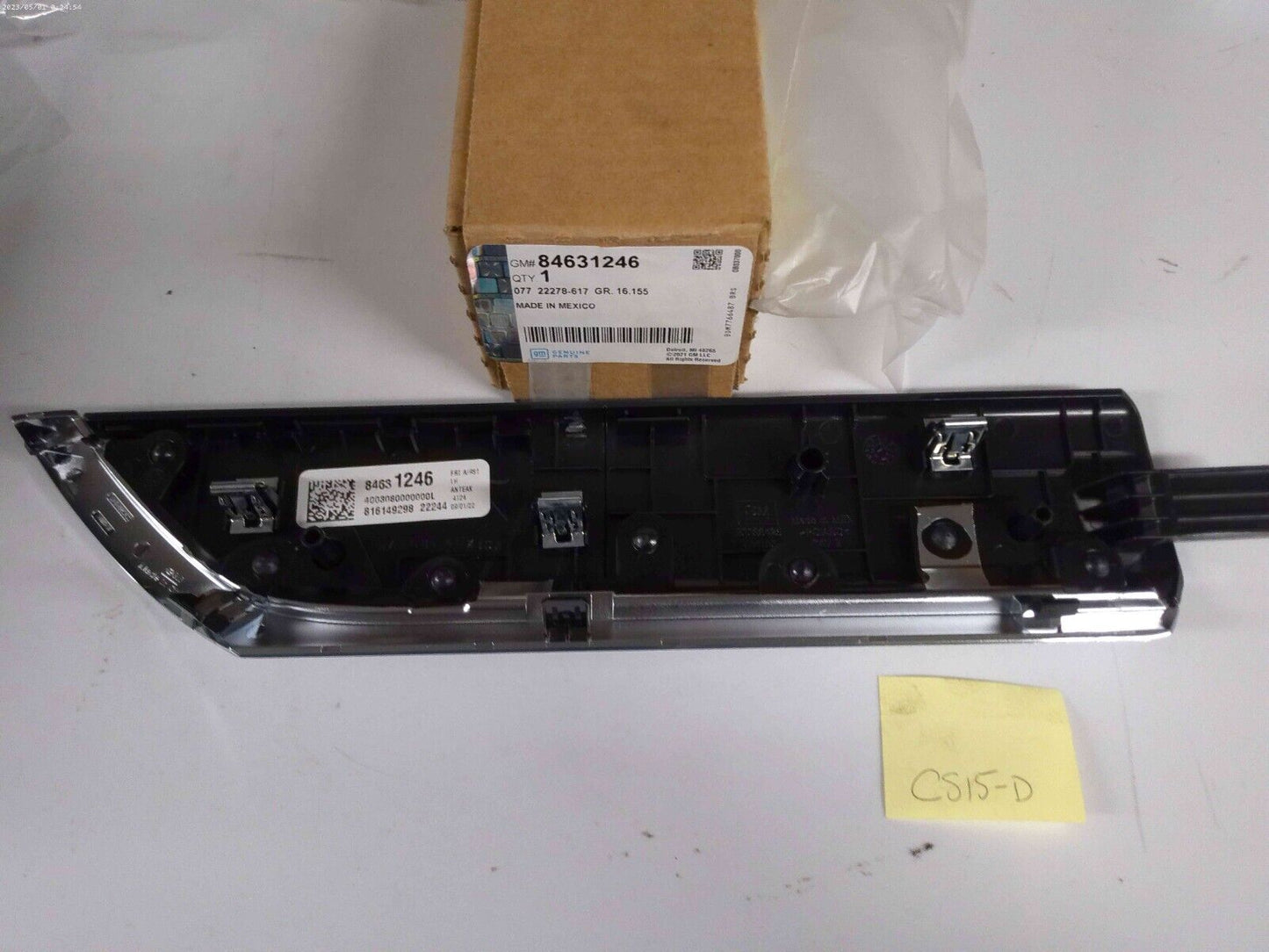 Genuine GM Door Applique 84631246 | CS15-D