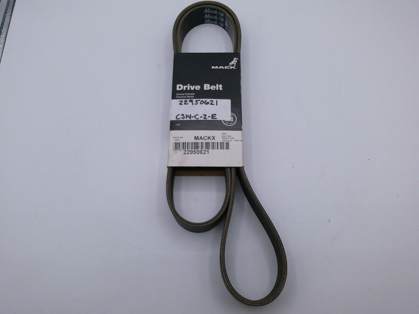 Genuine MACK OEM 22950621 - V-RIBBED BELT | CS14-C-2-E