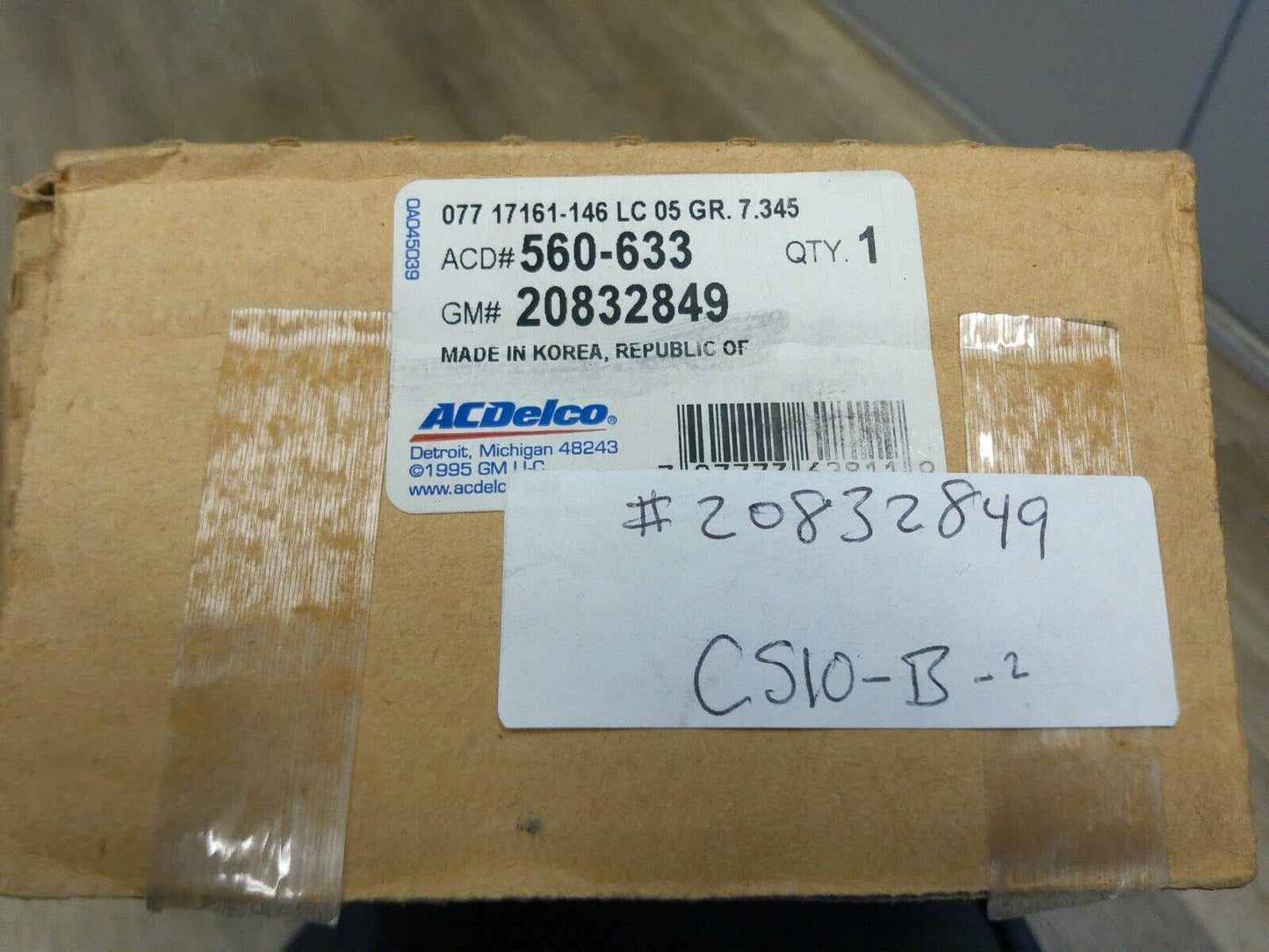 Genuine OEM GM Rear Shock Absorber 20832849 | CS10-B-2