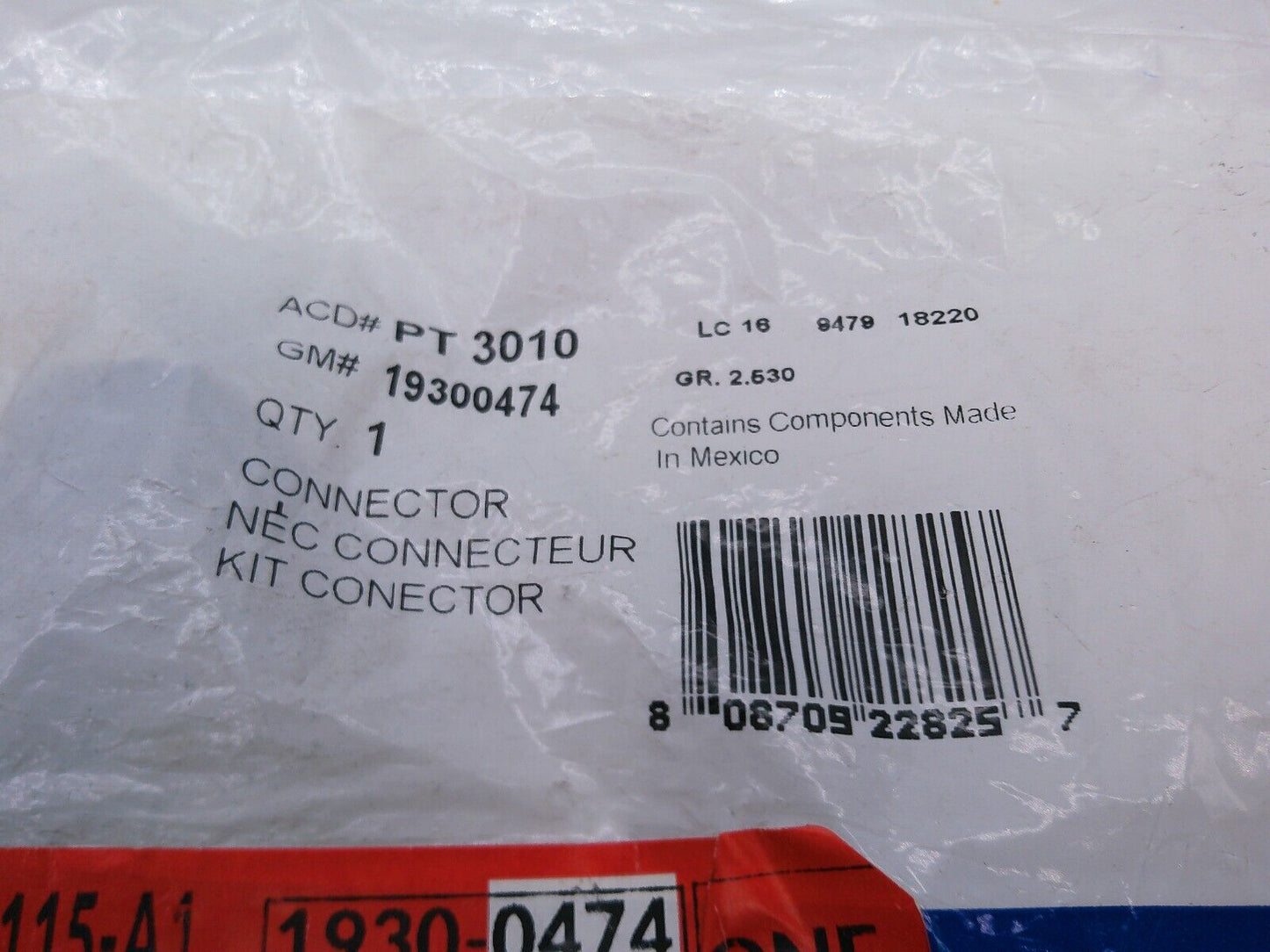 Genuine GM Connector Kit 19370460 | OS2-01-C