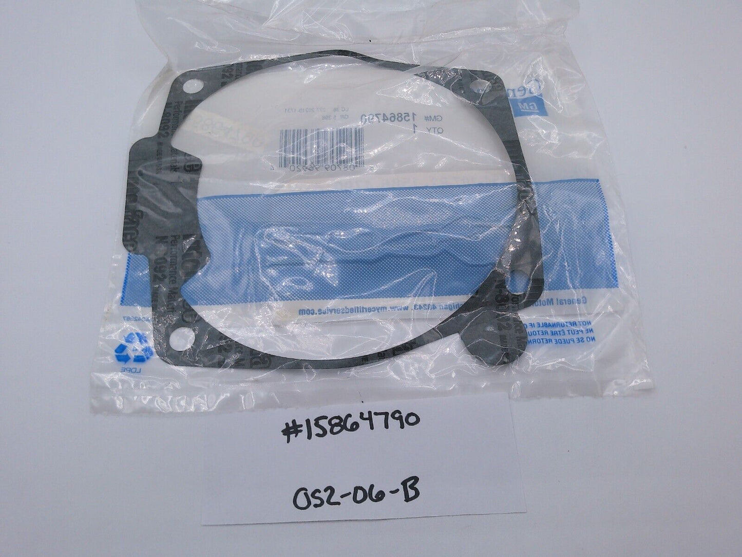 ACDelco OEM Axle Housing Cover Gasket 15864790 | OS2-06-B