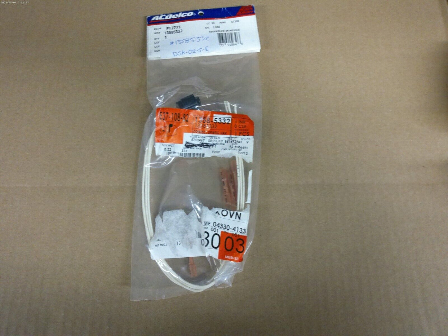 ACDelco Multi-Purpose Wiring Pigtail Kit 4 Wire PT2771 GM 13585332 | DSK-02-5-E