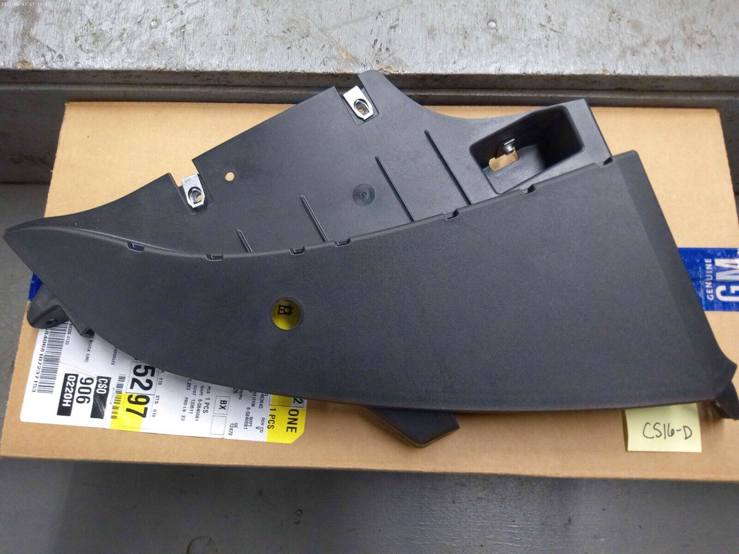 Genuine GM Driver Side Front Bumper Outer Filler 23258842 | CS16-D