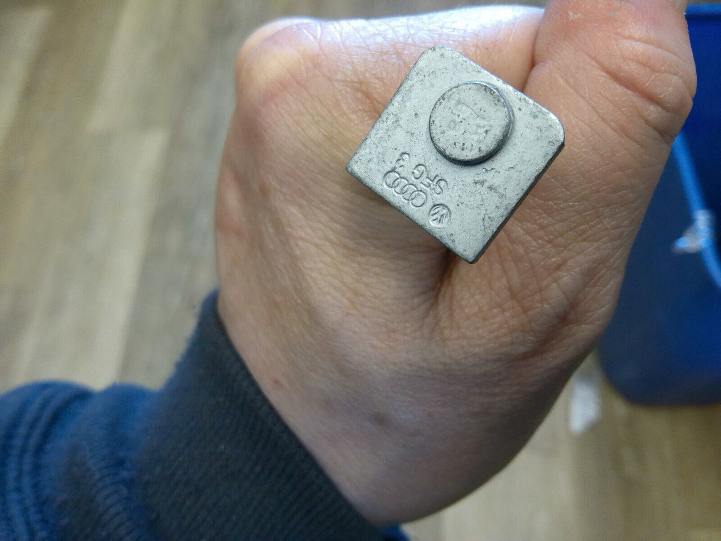 Genuine oem Volkswagen Bumper Cover Pin WHT000490 | OS3-03-B