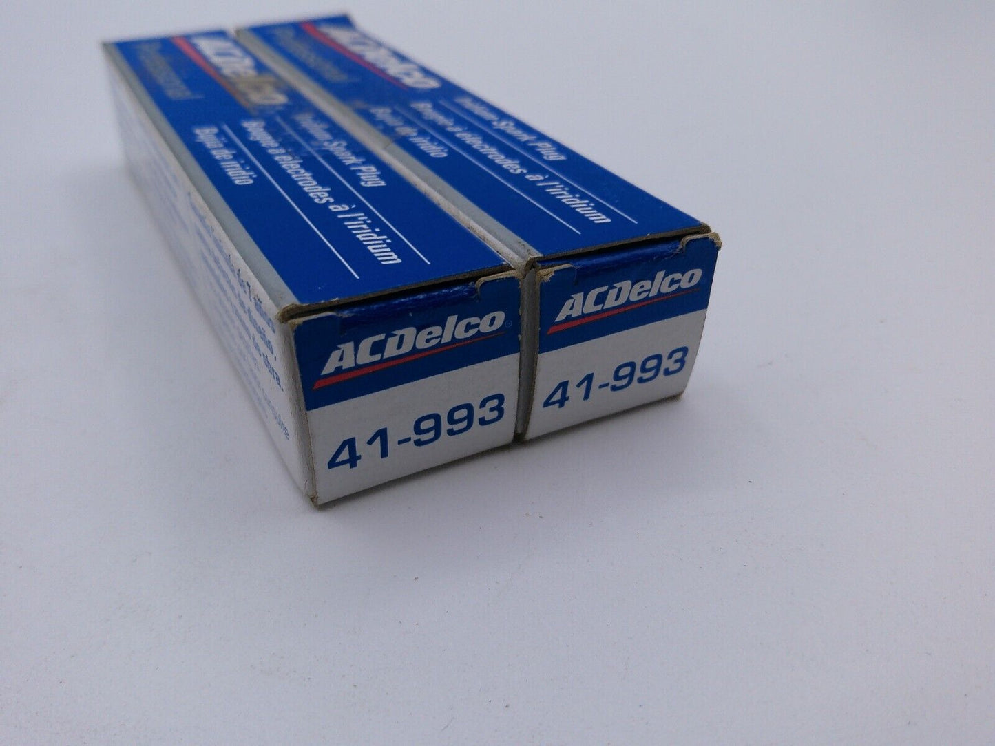 Lot of (2) AC DELCO 41-993 IRIDIUM SPARK PLUGS | OS4-08-E