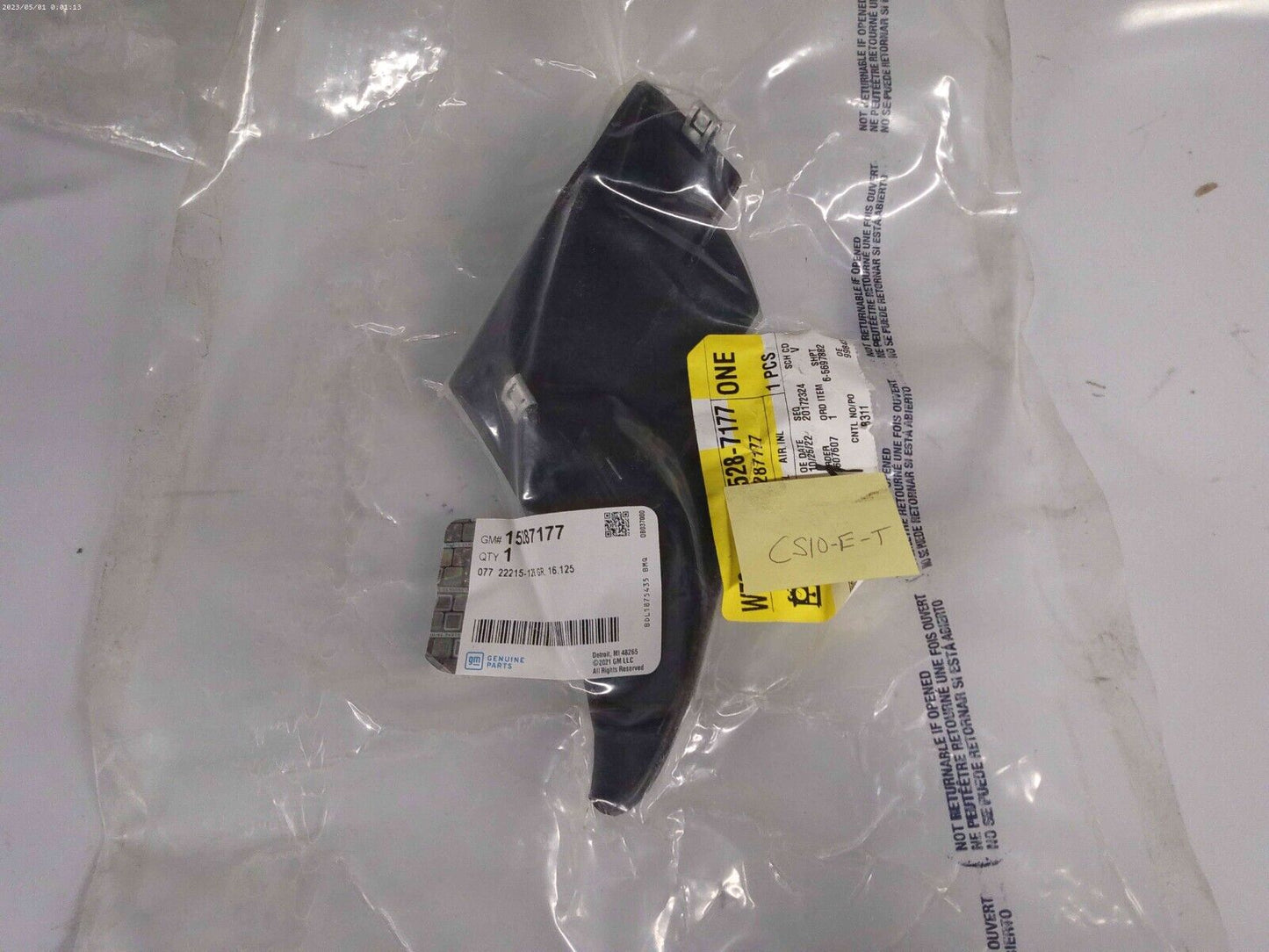 Genuine OE GM Driver Side Air Inlet Grille Panel 15287177 | CS10-E-T