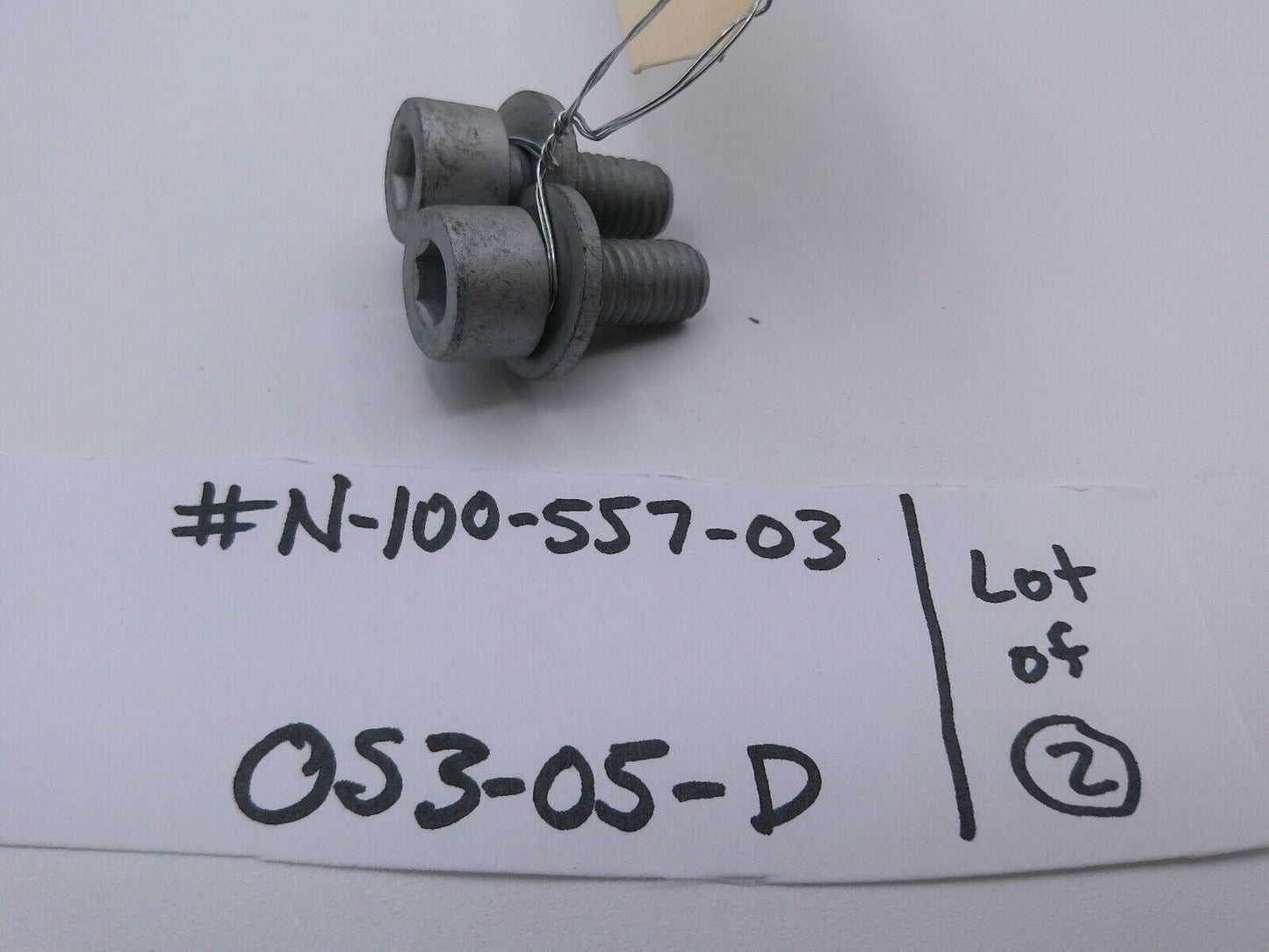 Genuine OEM Audi Volkswagen Bolt N-100-557-03 Lot of (2) | OS3-05-D