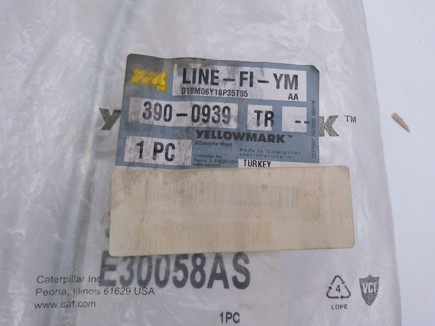 Genuine OEM YellowMark Caterpillar Line 390-0939 | CS10-E-T
