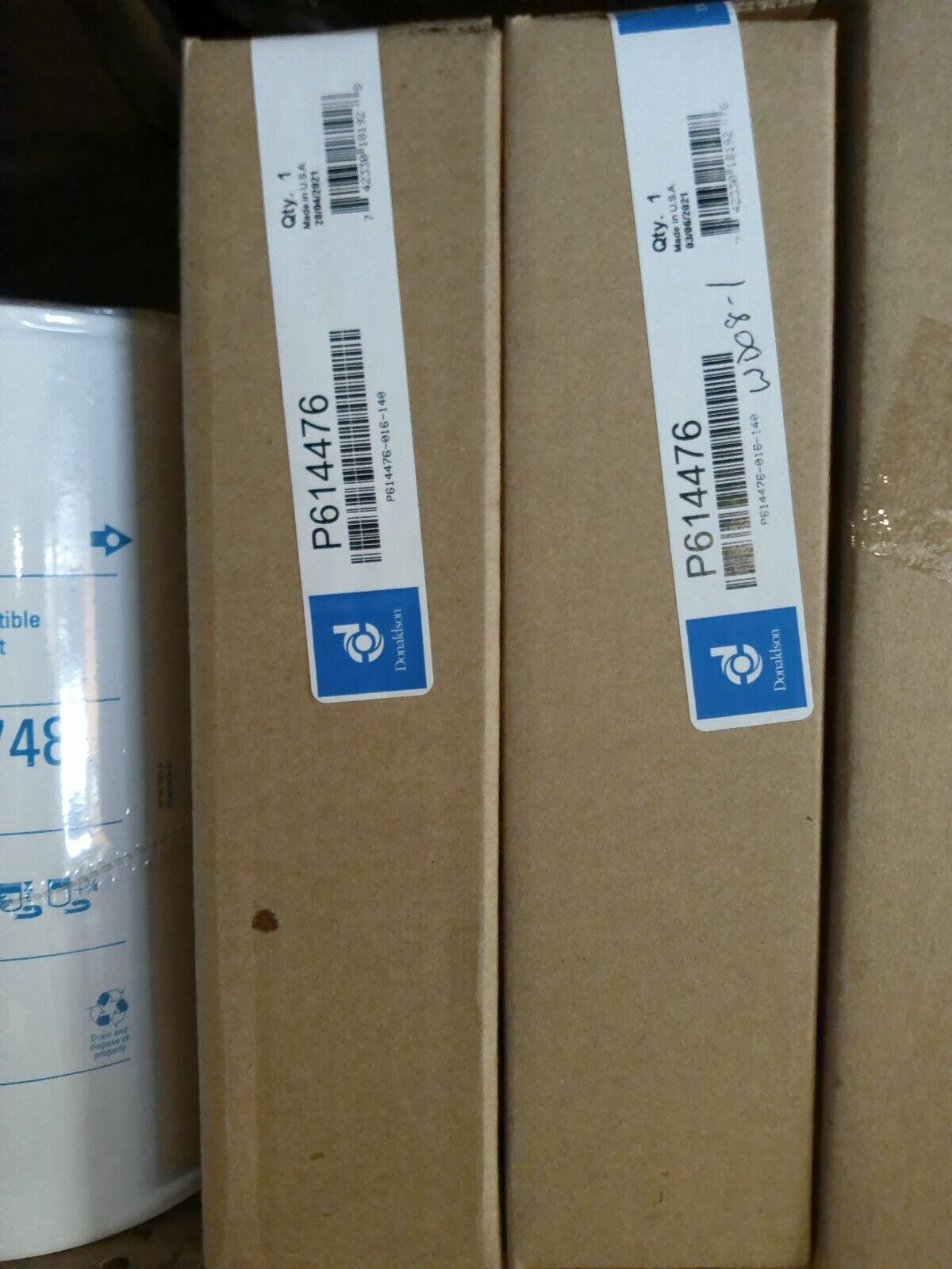 Lot of (2) DONALDSON P614476 AIR FILTER, PANEL VENTILATION | WD08-1