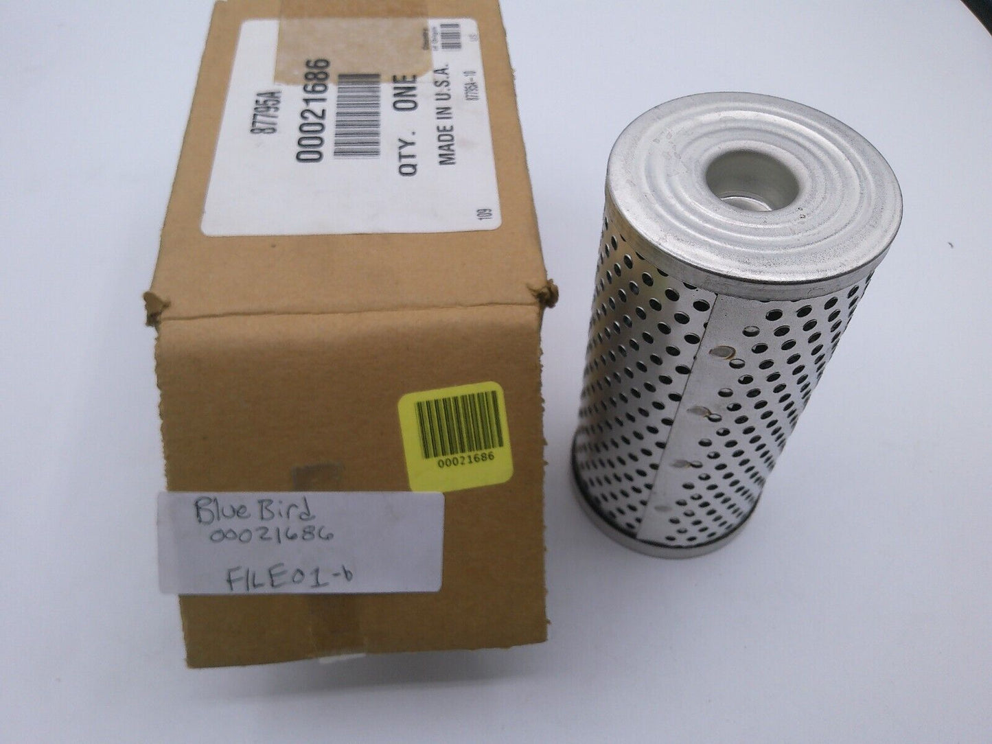 Genuine BlueBird Bus Part: 00021686 FILTER ELEMENT | FILE01-B