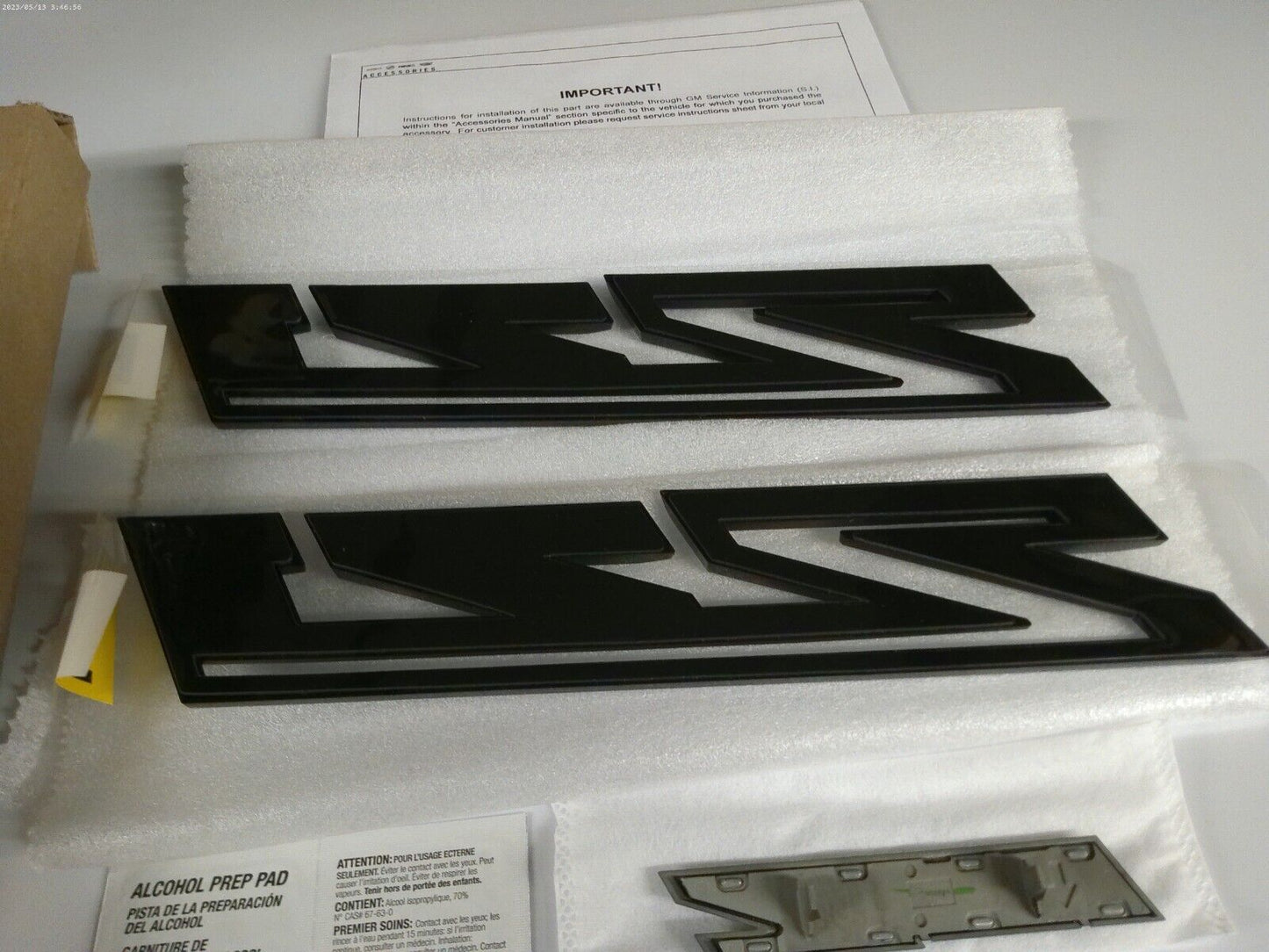 2019-2024 Silverado Genuine OEM GM Z71 Emblem Black Out Kit 85109485 | CS10-C-T