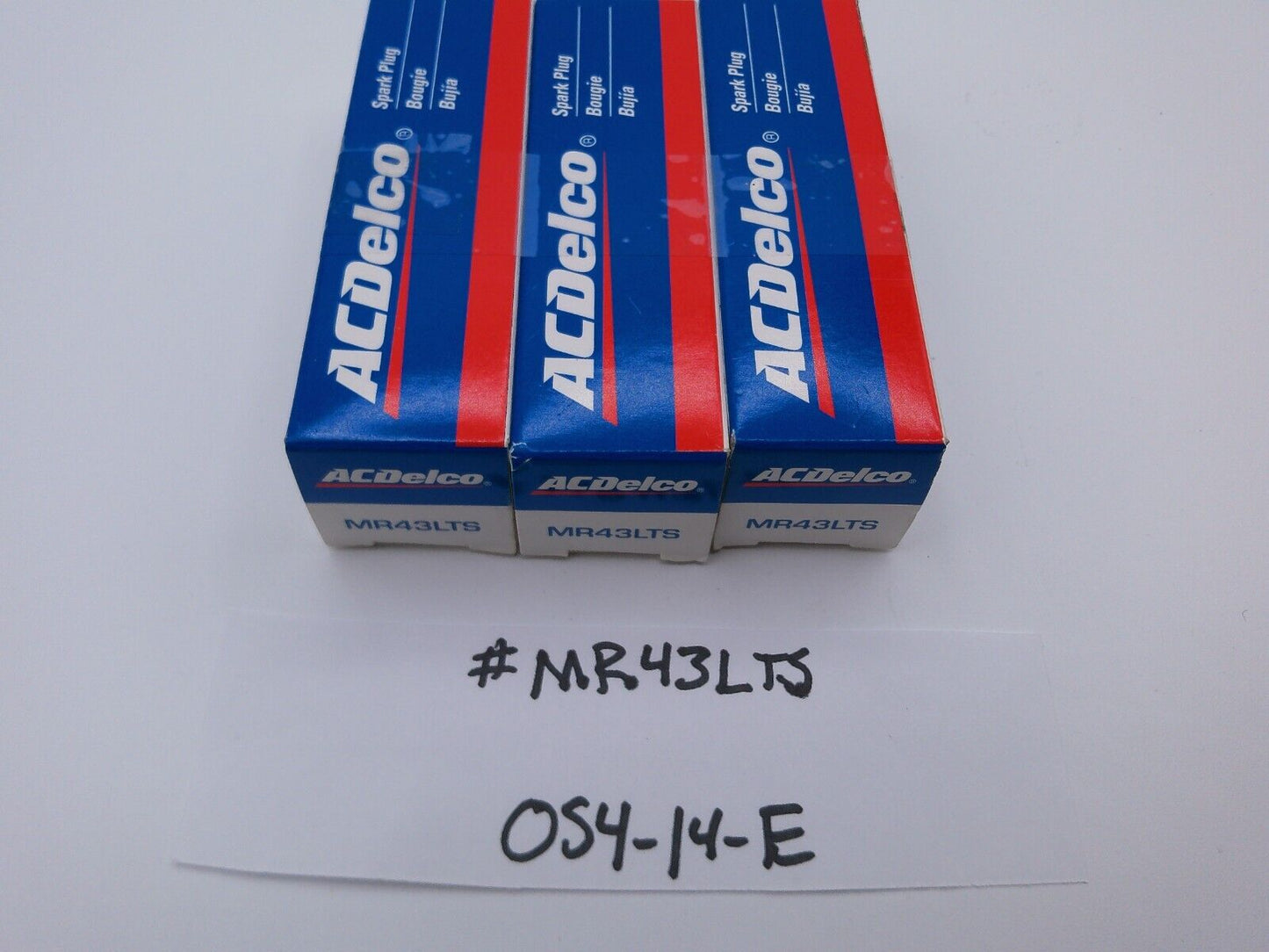 ACDelco MR43LTS Spark Plug Lot of (3) | OS4-14-E