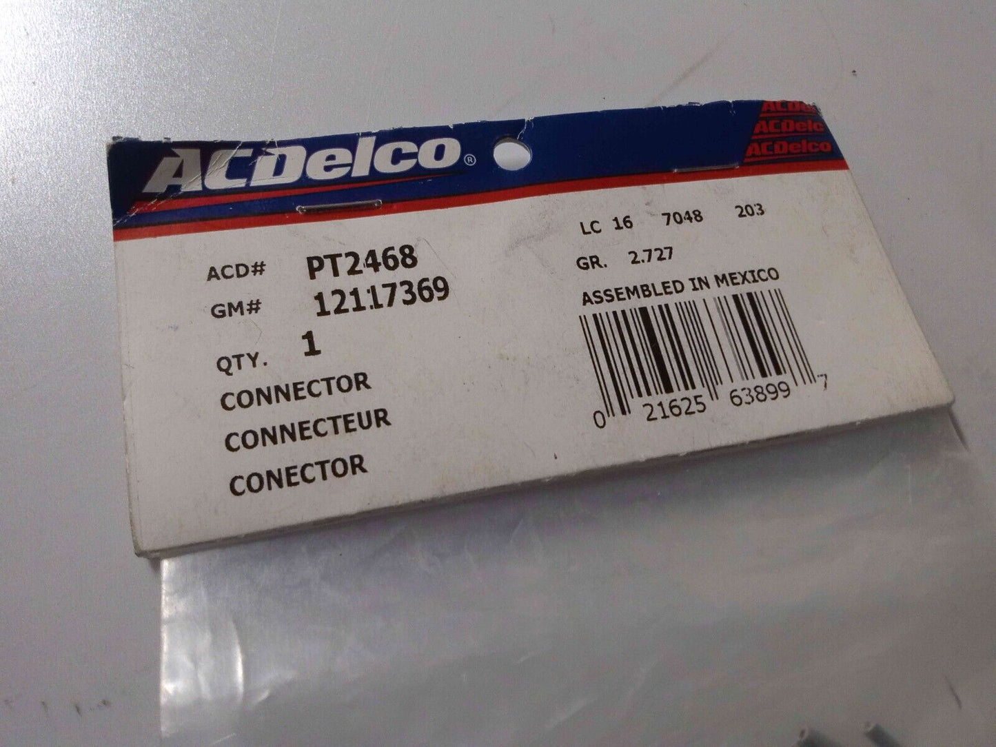 Genuine OE GM Black Multi-Purpose PT2468 Pigtail 12117369 | OS7-16