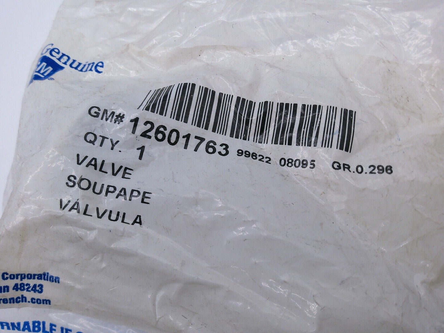 Genuine OEM GM Engine Intake Valve 12601763 | OS2-06-D