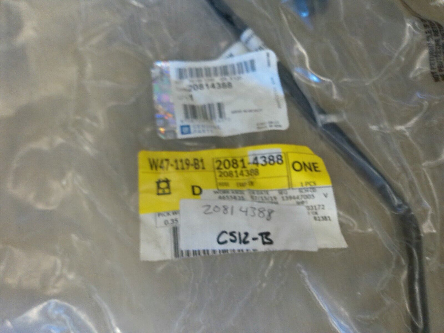 Genuine OEM GM Vapor Canister Hose 20814388 *SEALED PACK* | CS12-B