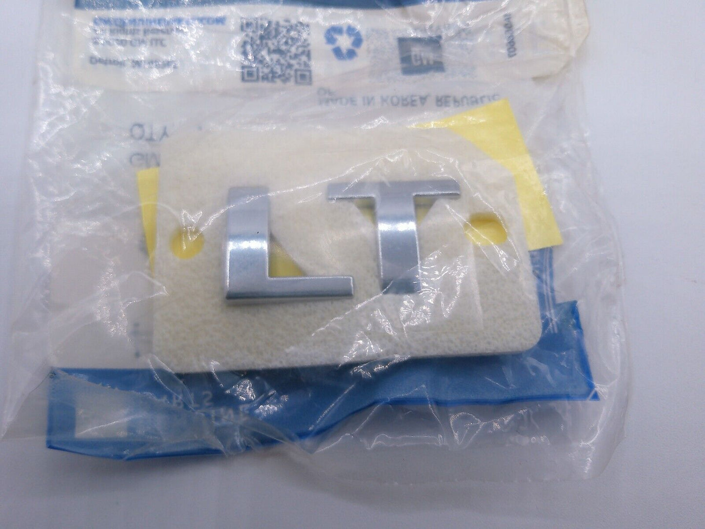 Genuine GM OEM Bright Chrome Liftgate Trim LT Emblem 84162508 | CS14-C-4-B