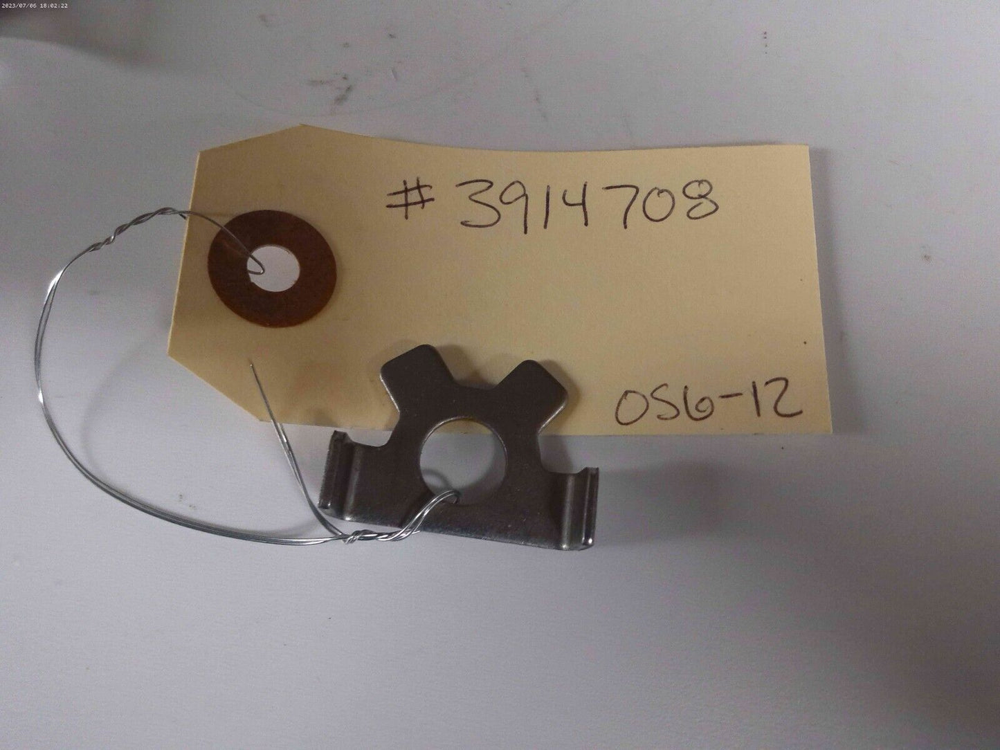 OEM Cummins LOCKPLATE 3914708 | OS6-12