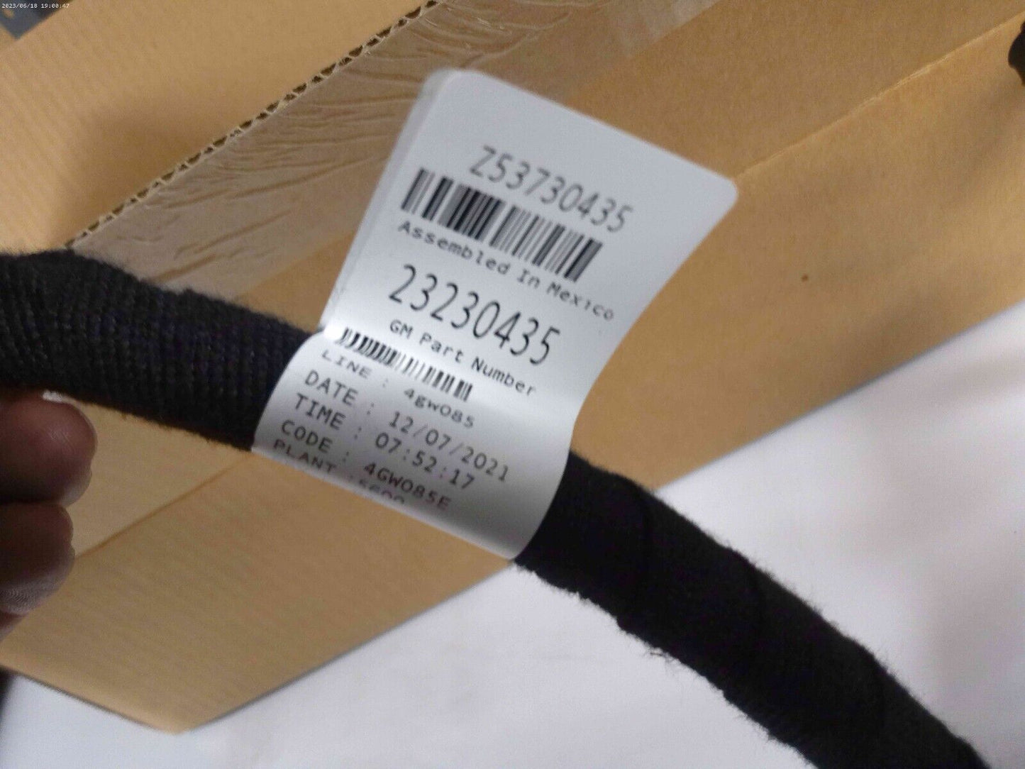 Genuine GM Rear Object Alarm Sensor Wiring Harness 23230435 | CS16-B