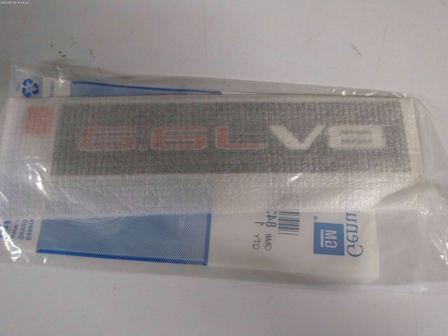 Genuine GM 6.6L V8 Emblem 84337686 | OS6-02