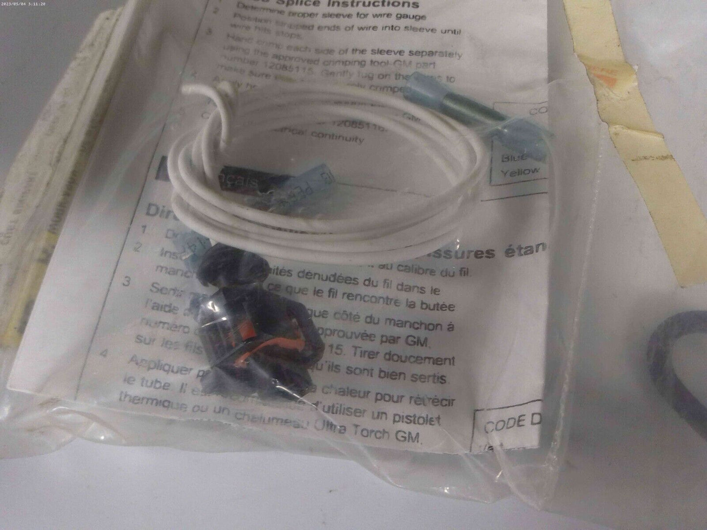 Genuine GM 2-Way Female Black Multi-Purpose Pigtail 88953309 | OS7-15