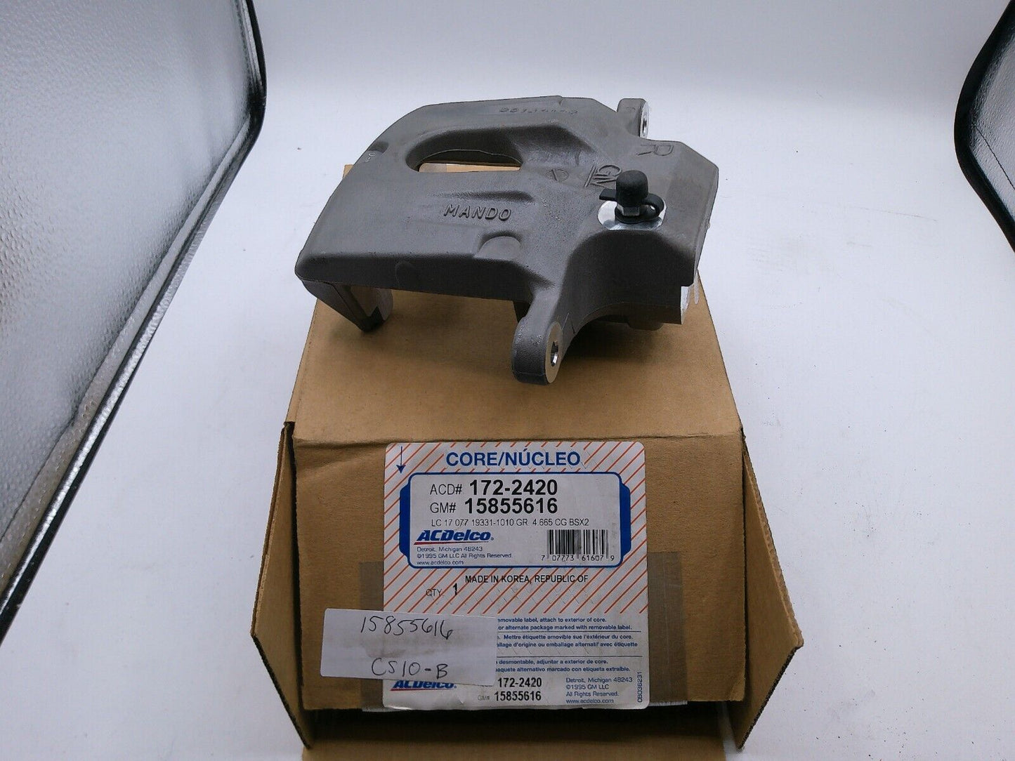 Genuine OEM GM Rear Passenger Side Disc Brake Caliper Assembly 15855616 | CS10-B