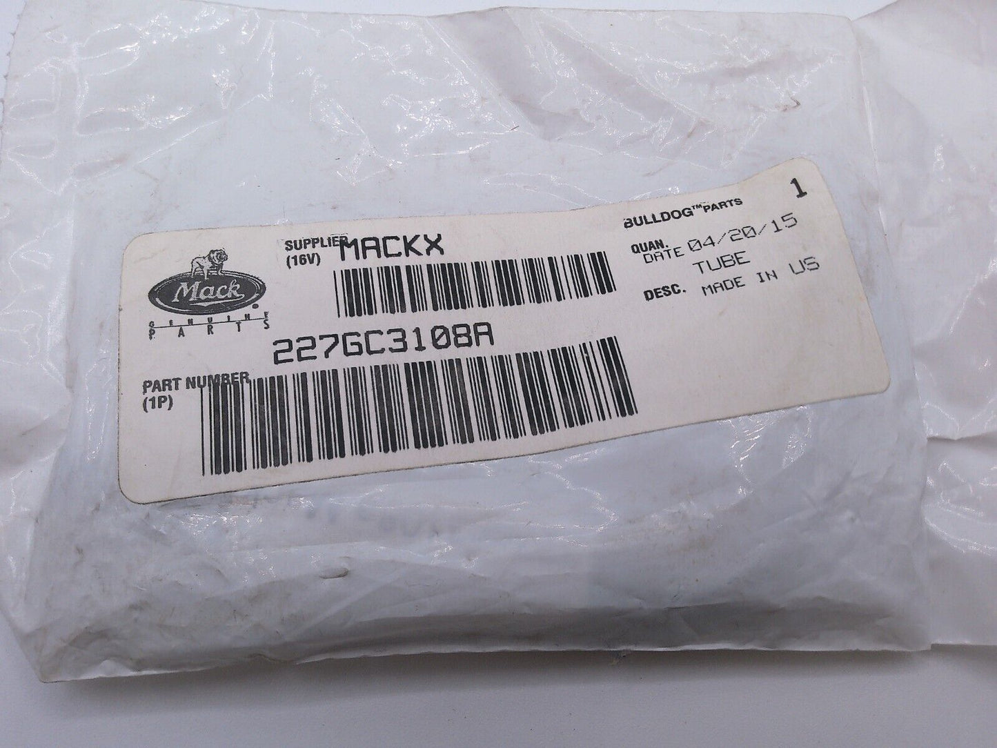 OEM Mack Truck 25092548 ; 227GC3108A Tube, Air Compressor | OS2-07-D