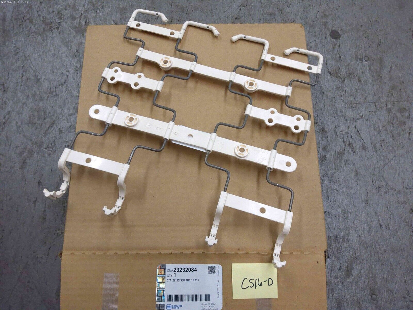 Genuine GM Front Seat Cushion Pad Support Wire Spring 23232084 | CS16-D