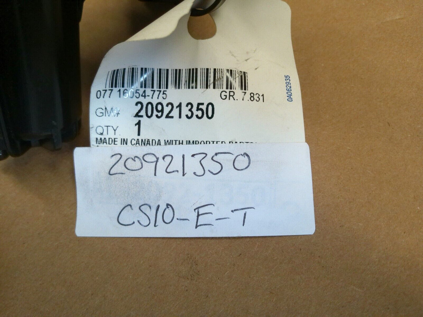 OEM GM FRONT BUMPER BRACKET ASSEMBLY 20921350 | CS10-E-T