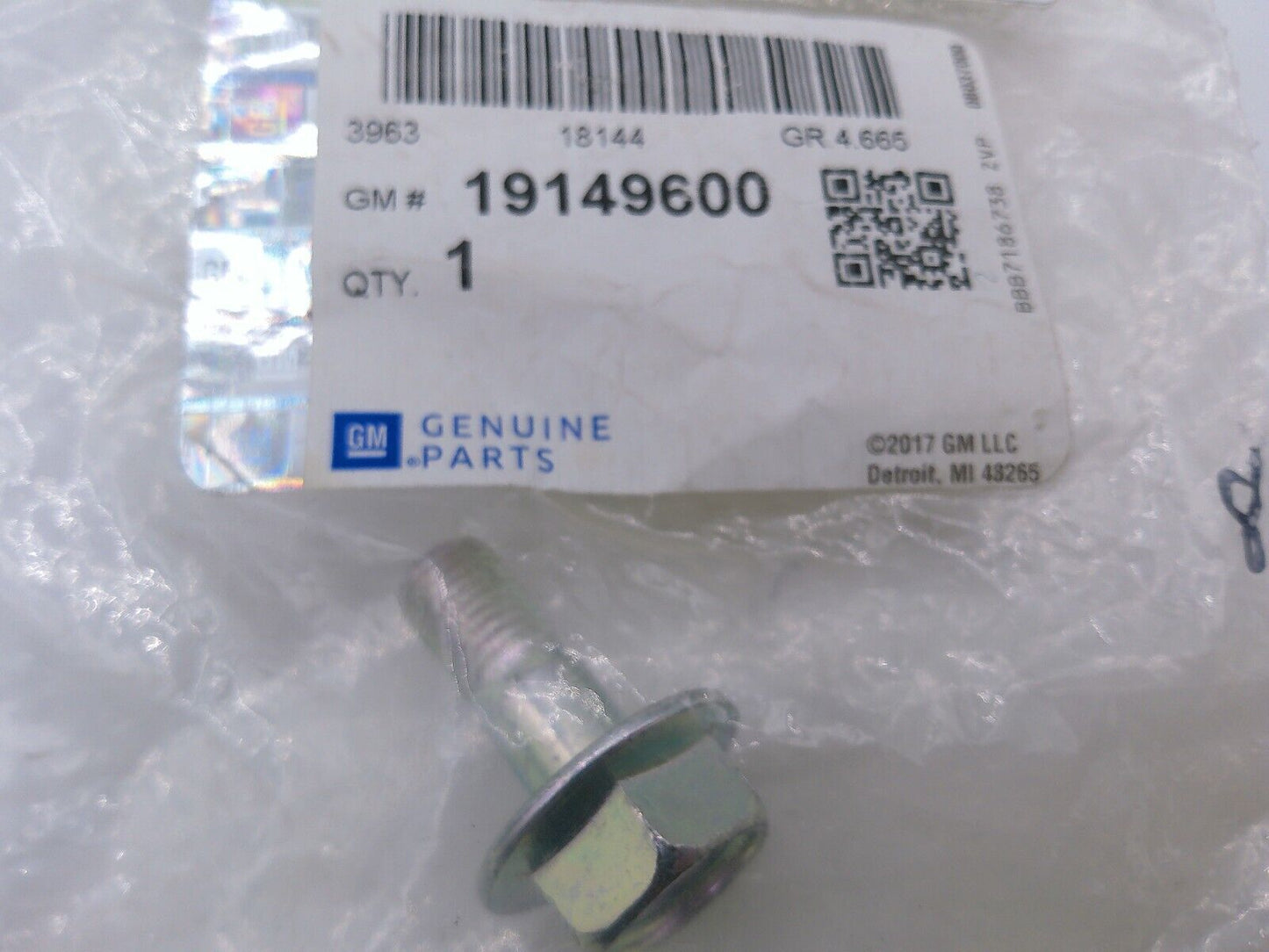 GM OEM Genuine Parts 19149600 Disc Brake Caliper Pin Bolt | OS4-02-E