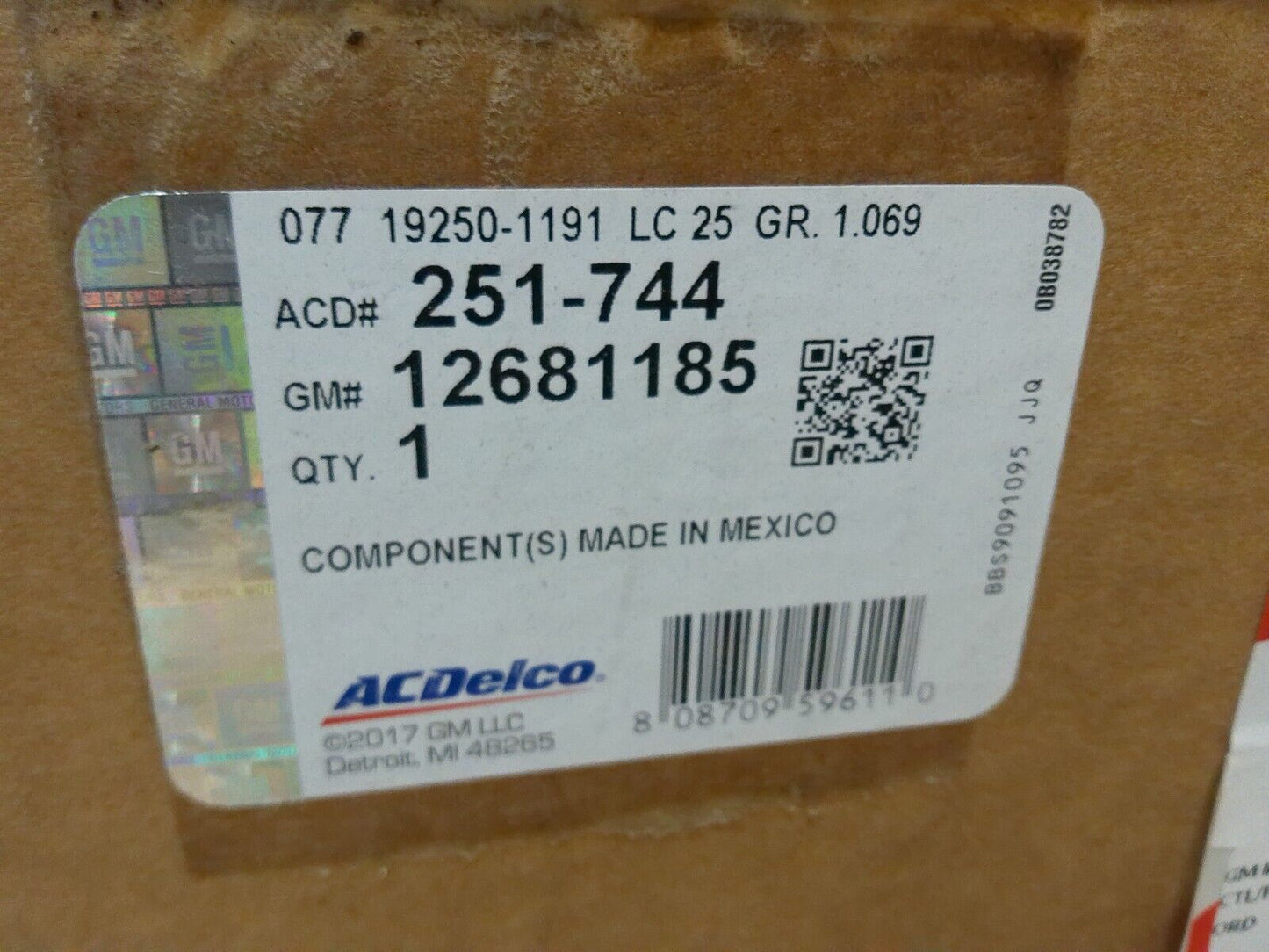 Corvette Camaro Firebird Genuine GM ACDELCO OEM Water Pump 12681185 | OS-FL