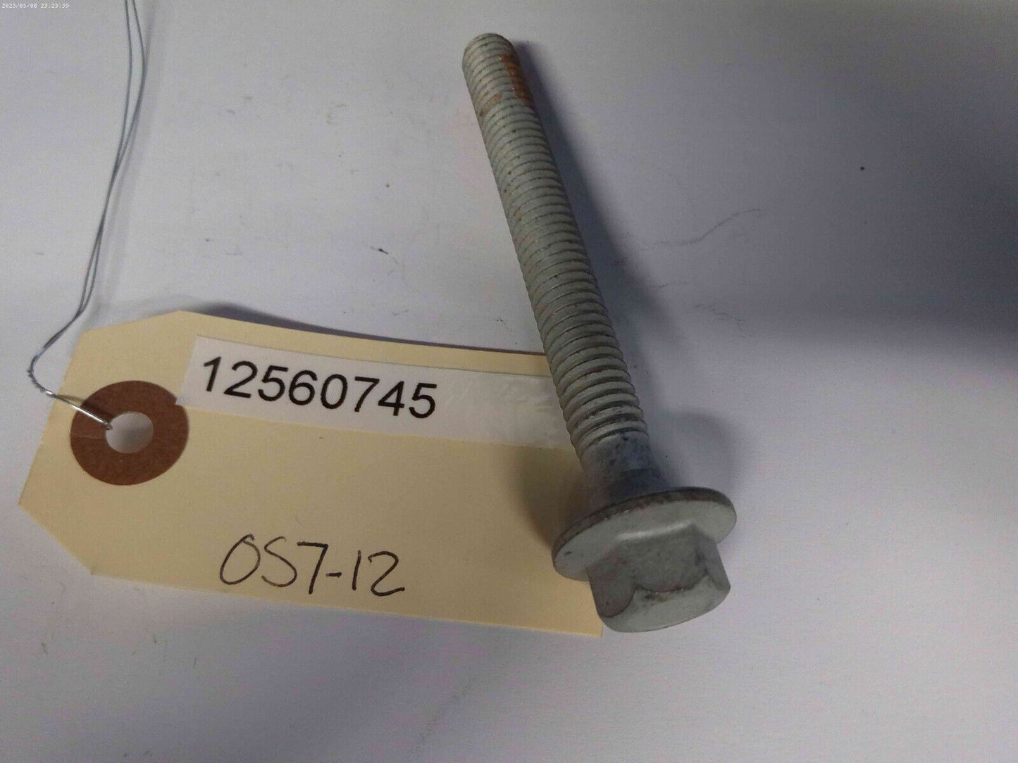 NEW Genuine GM Engine Cylinder Head Bolt 12560745 Qty (1) | OS7-12