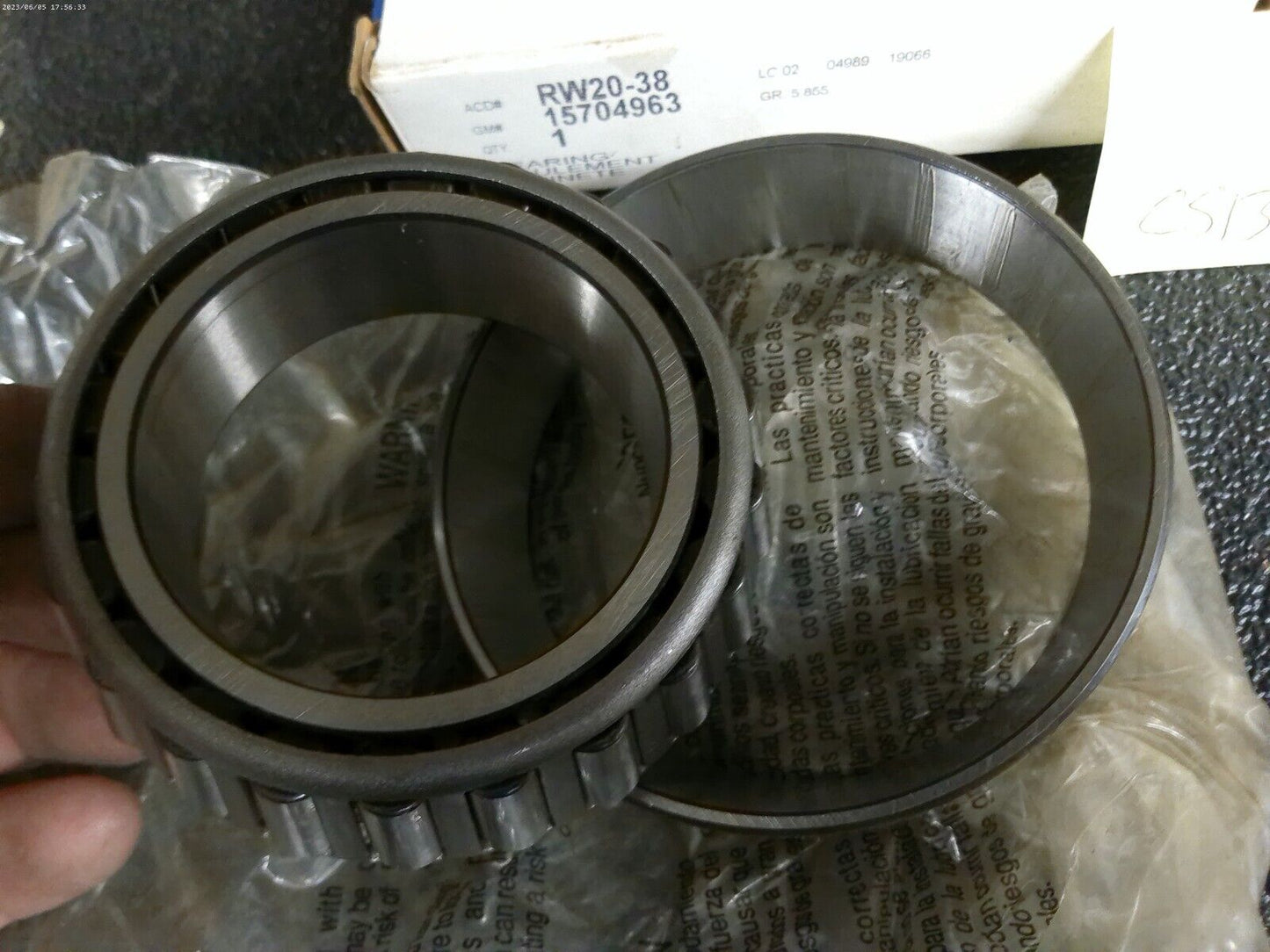 GM 15704963 Rear Wheel Bearing/Wheel Bearing | CS13-E