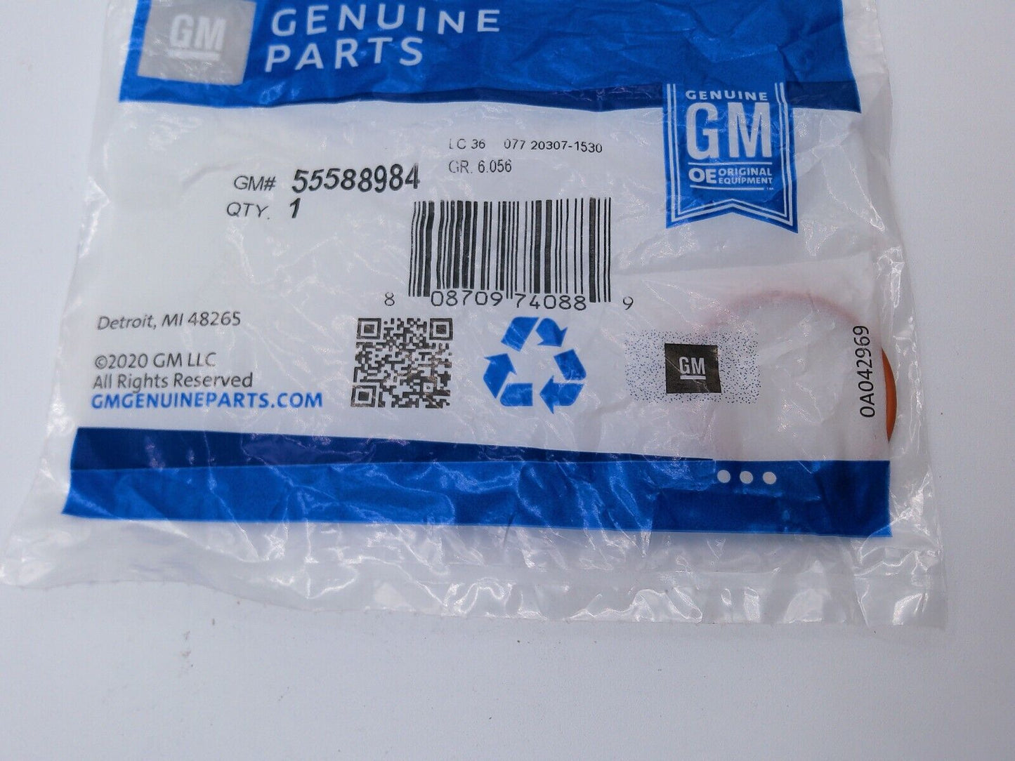 Genuine OEM GM Front Intermediate Axle Shaft O-Ring Seal 55588984 | OS4-02-D