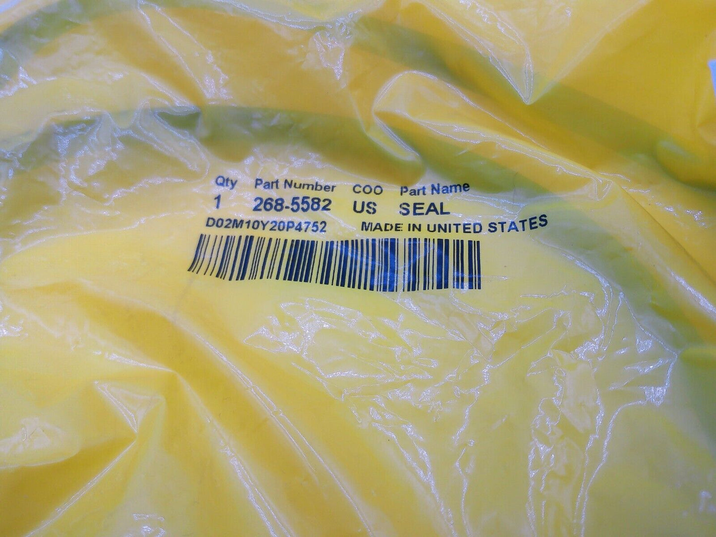 Genuine oem Caterpillar (Cat) 268-5582 Seal | OS1-01-B