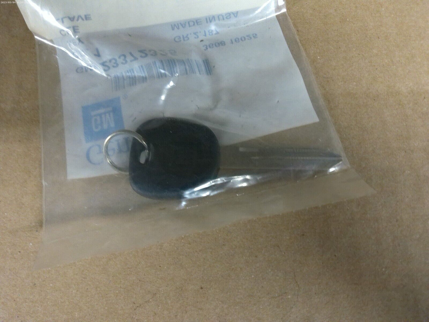Genuine OEM GM Door Lock and Ignition Key 23372325 | DSK-02-5-A
