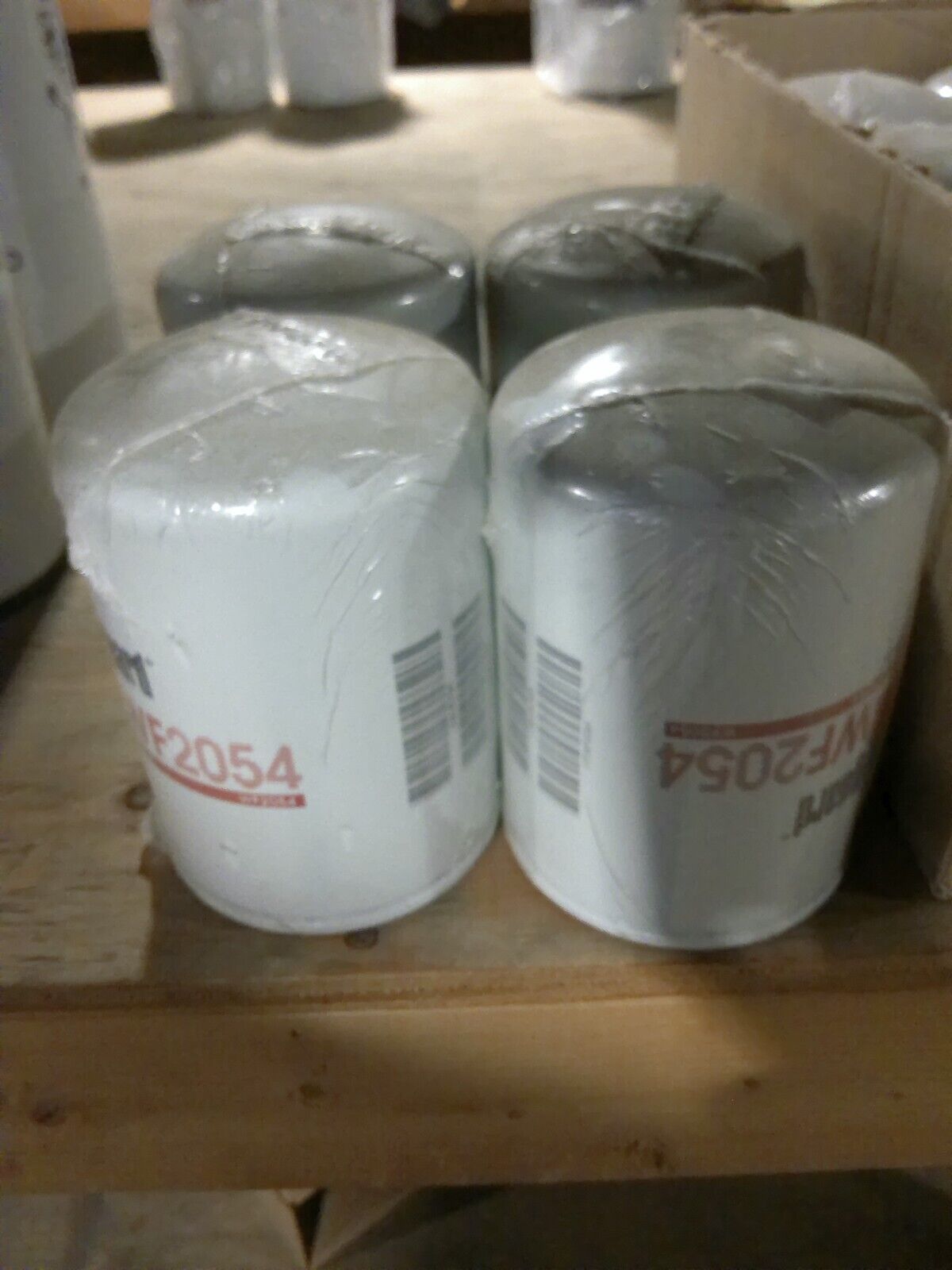 Lot of (4) FLEETGUARD WATER FILTER WF2054 | WD19-1