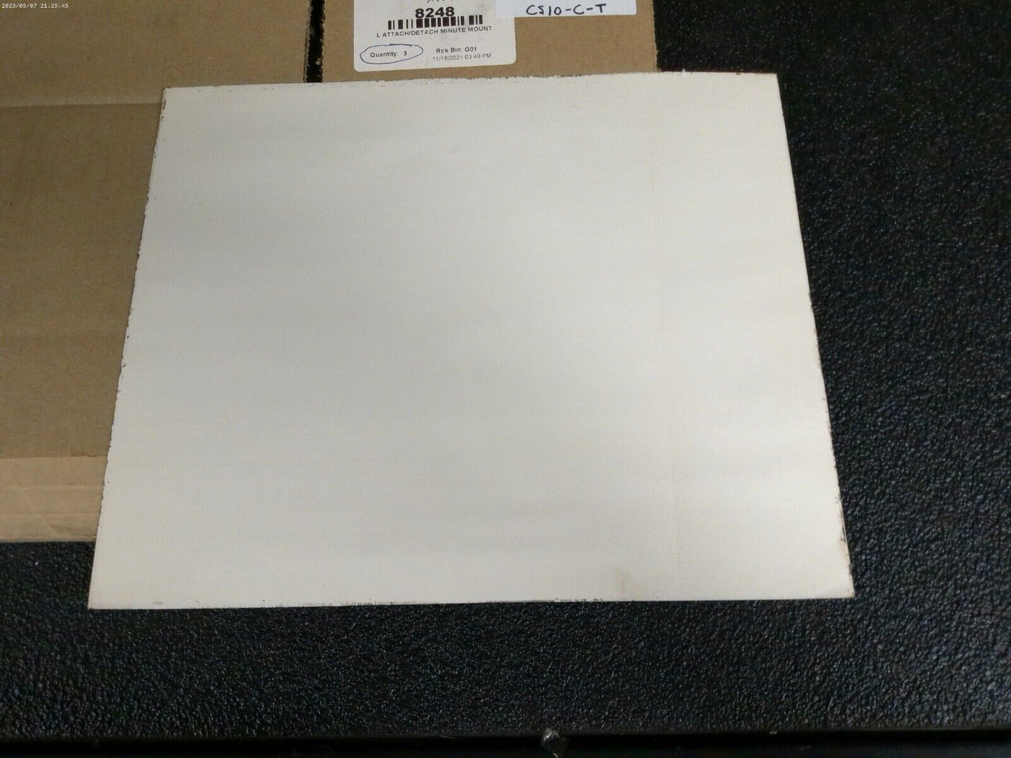 Fisher 8248 Minute Mount Plow Instructions Sticker (2021) QTY (1) | CS10-C-T