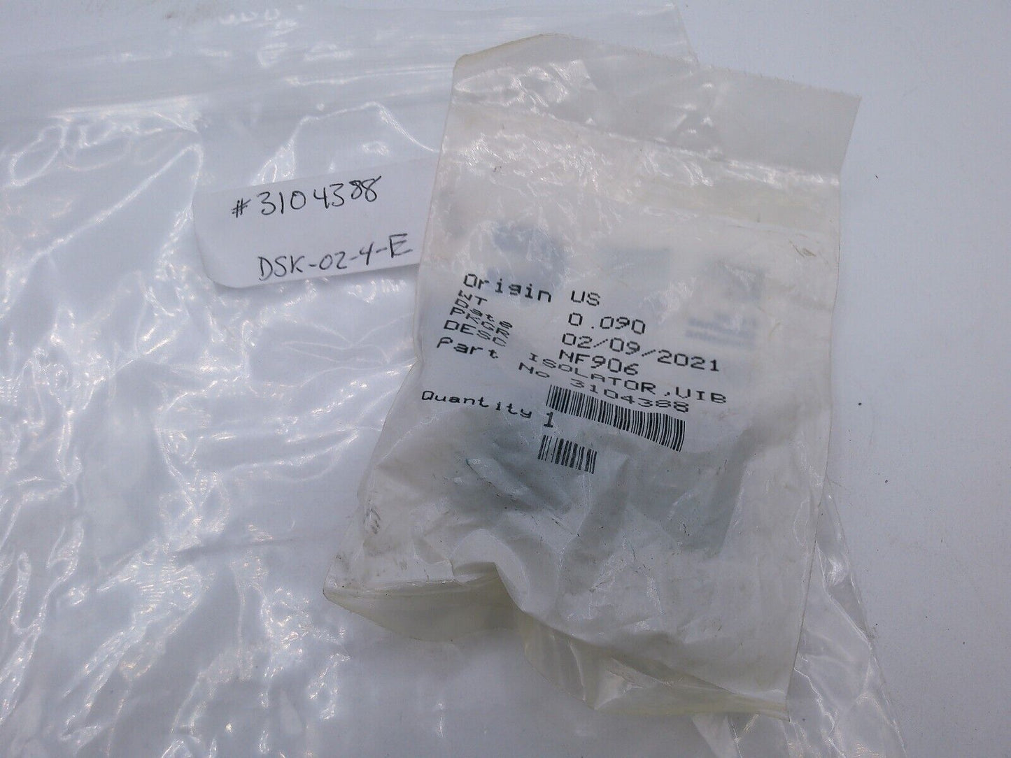 Genuine OEM Cummins ISOLATOR, VIBRATION 3104388 | DSK-02-4-E