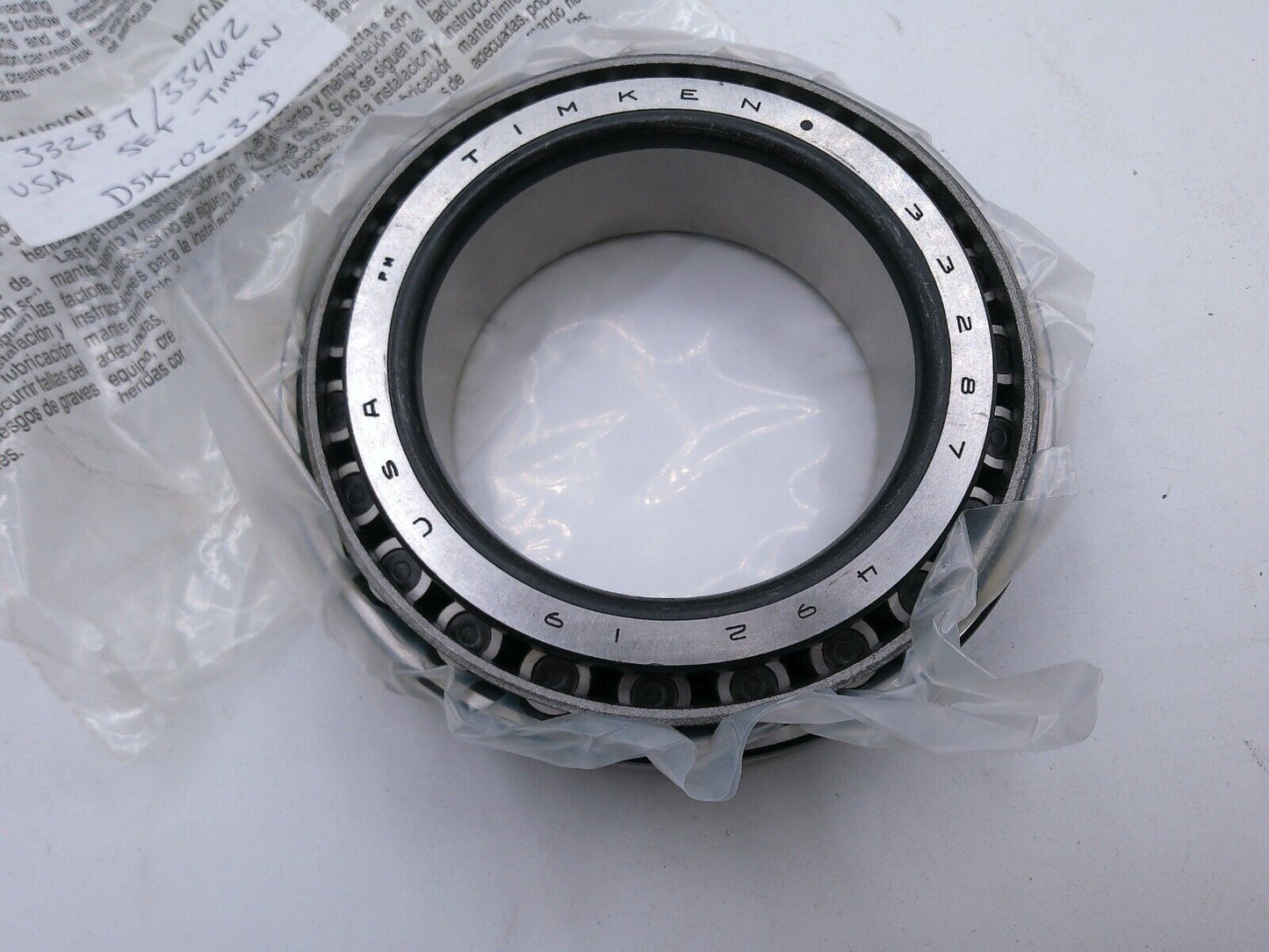 Acdelco (GM) 457439 Bearing Set; Timken USA 33287 and 33462 | DSK-02-3-D