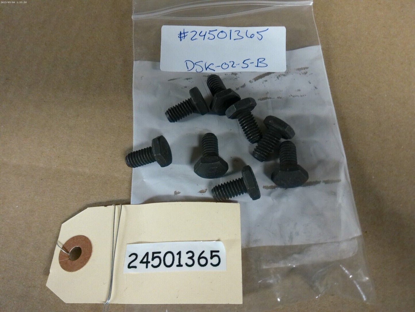 Set of (8) Genuine GM Bolts 24501365 | DSK-02-5-B