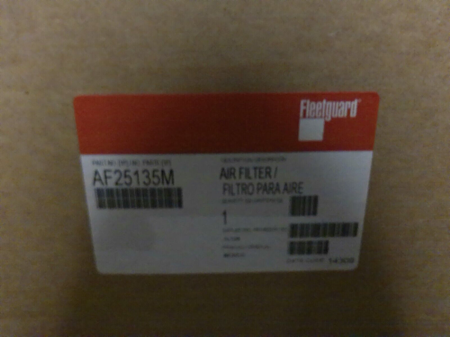 (1) Genuine Fleetguard Air Filter - AF25135M | WD30-2