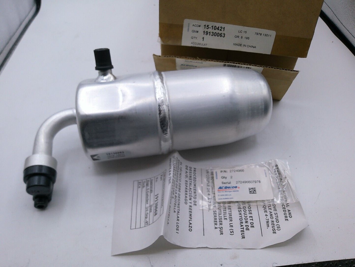 Genuine OEM GM Air Conditioning Accumulator 19130063 | CS10-D