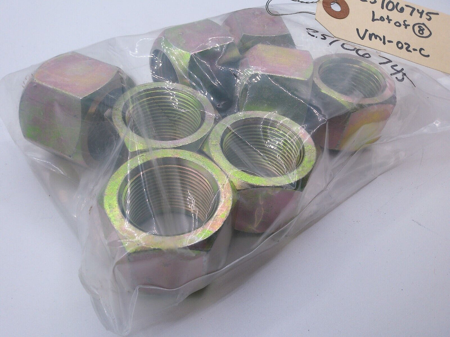 Genuine OEM Mack 25106745 Right Wheel Nut Lot of (8) | VM1-02-C