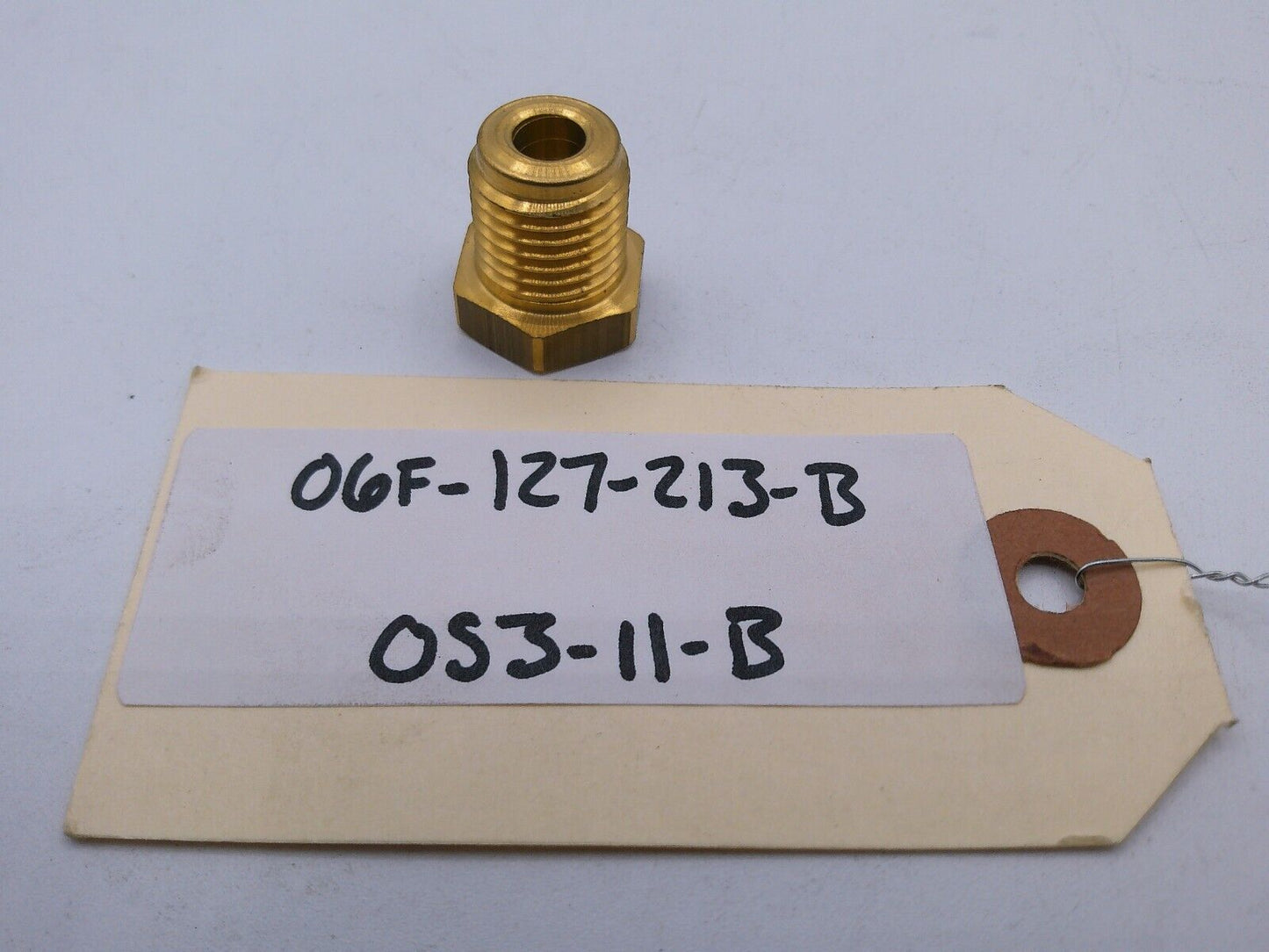 Genuine OEM VW Audi 06F-127-213-B Fuel Pump Fitting 06F127213B | OS3-11-B