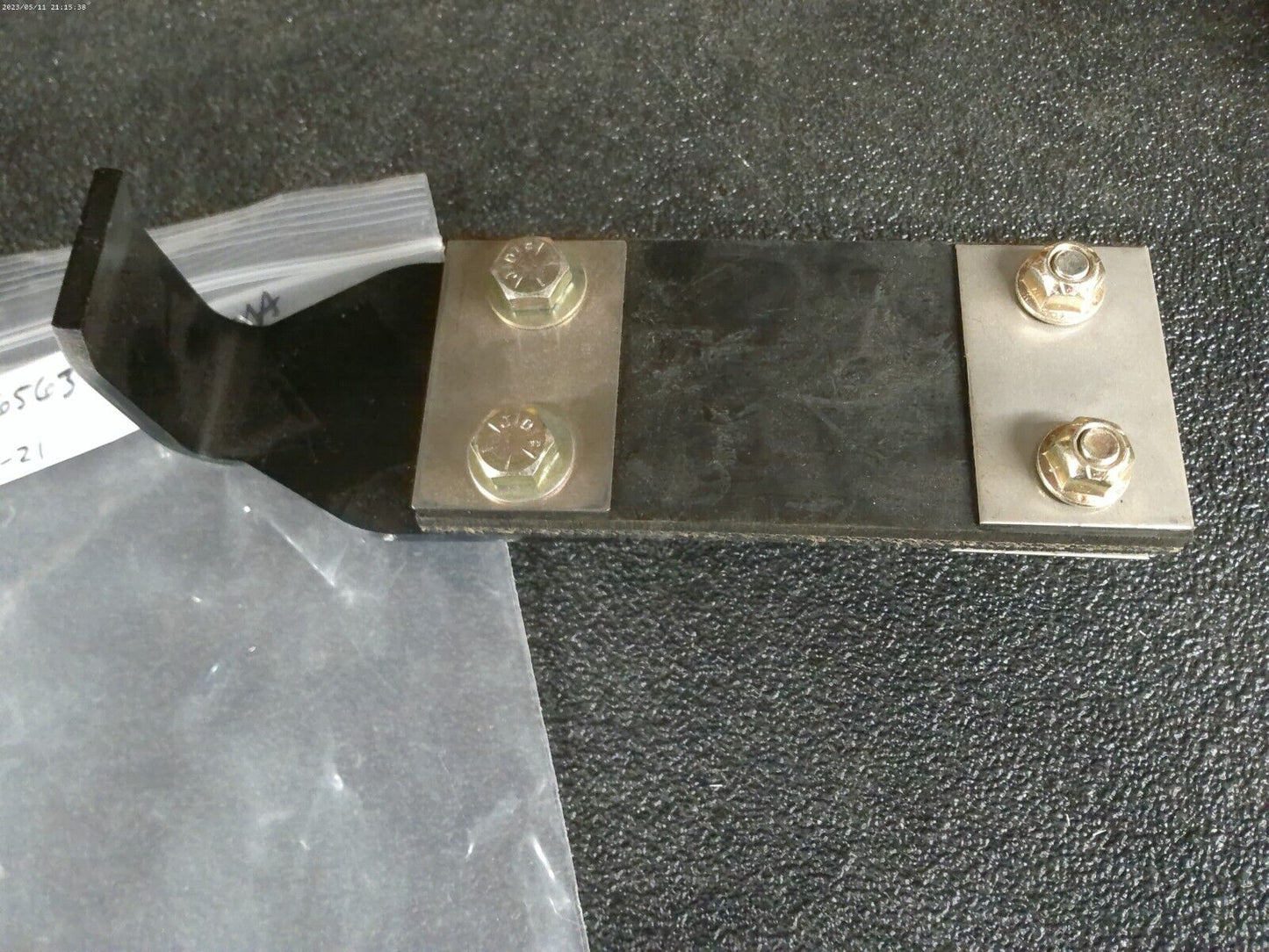 Genuine BlueBird Bus Part: 10056563 Muffler Hanger Bracket Assy Support | OS4-21