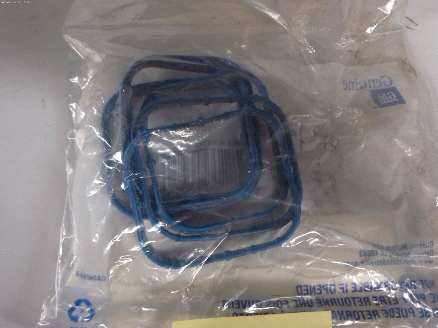 GM OEM ENGINE INTAKE MANIFOLD GASKET kit - GENERAL MOTORS 12647263 | OS6-05