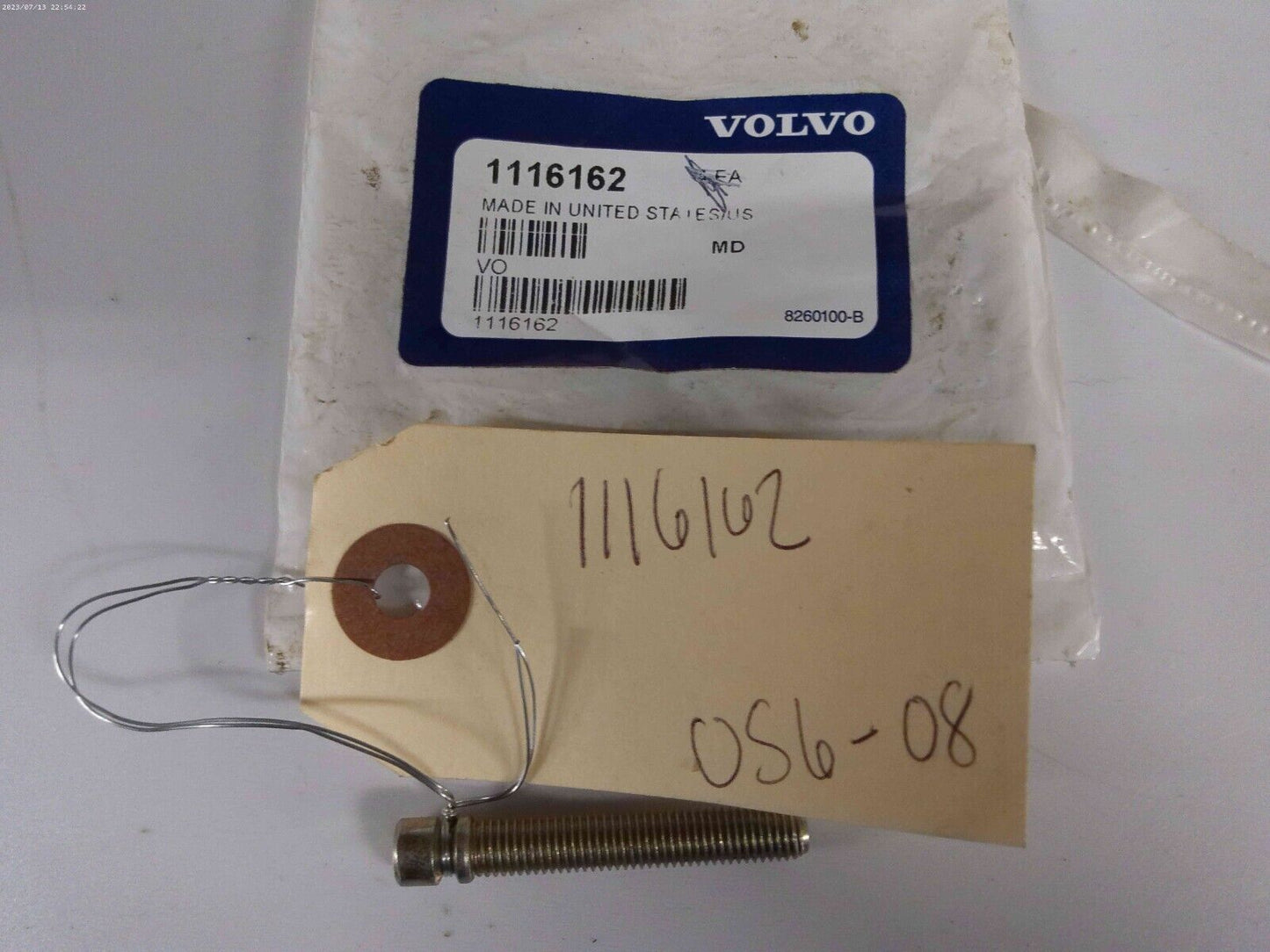 OEM VOLVO / Mack ADJ. SCREW 1116162 | OS6-08