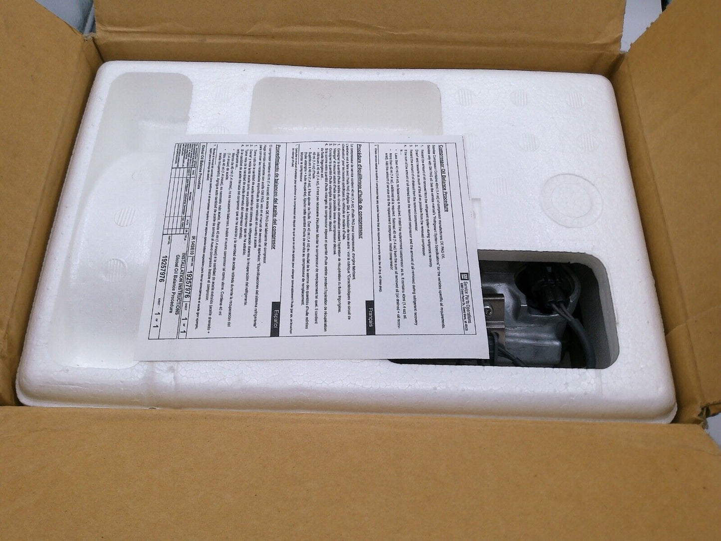 Genuine AC Delco GM OEM A/C Compressor 19354850 | CS10-D