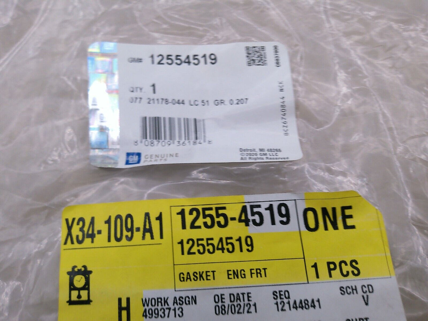 Genuine OEM GM Timing Cover Gasket 12554519 | OS5-