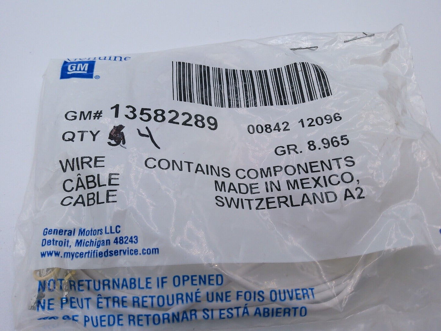 Lot of (3) Genuine OEM GM Multi-Purpose Wire Connector 13582289 | OS4-01-E